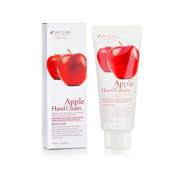 3W Clinic Apple Hand Cream 100ml - Image 3