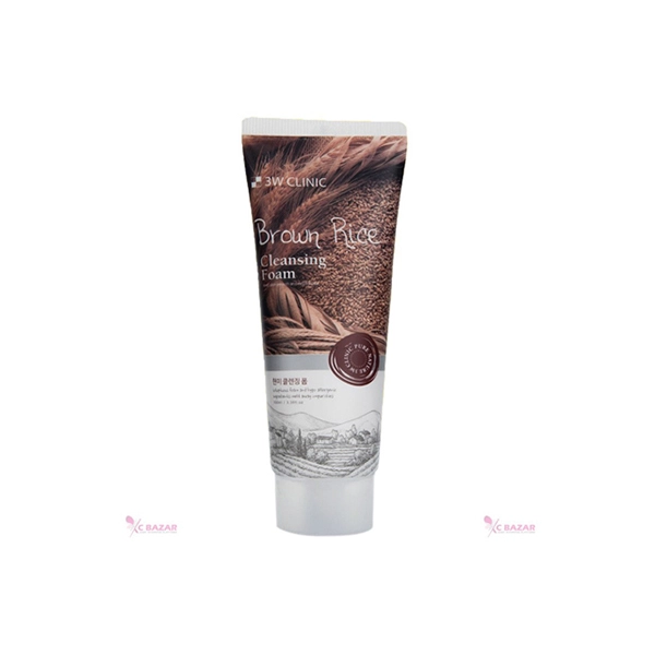 3W Clinic Brown Rice Cleansing Foam 100 ml