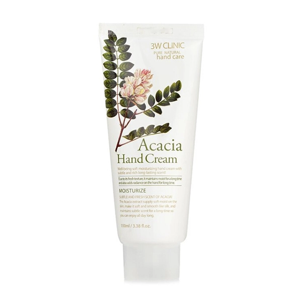 3W Clinic hand cream with acacia 100ml