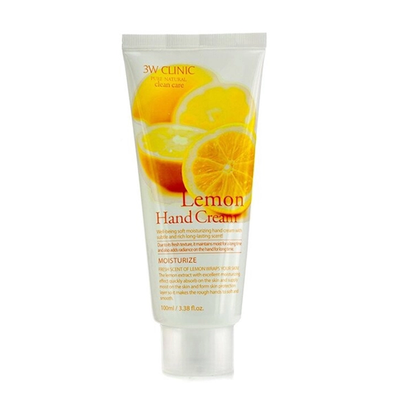 3W Clinic hand cream with lemon 100ml
