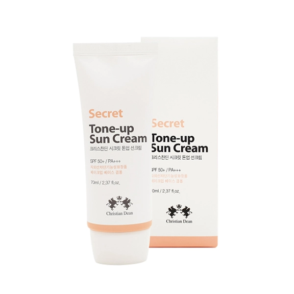 كريم كريستيان دين سيكرت للحماية من الشمس مع تفتيح البشرة، SPF 50+ PA++++ للإشراق والحماية من الأشعة فوق البنفسجية