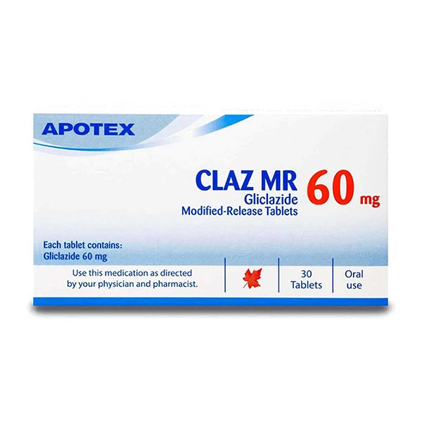 Claz MR 60 mg Gliclazide Modified Release 30 Tablets