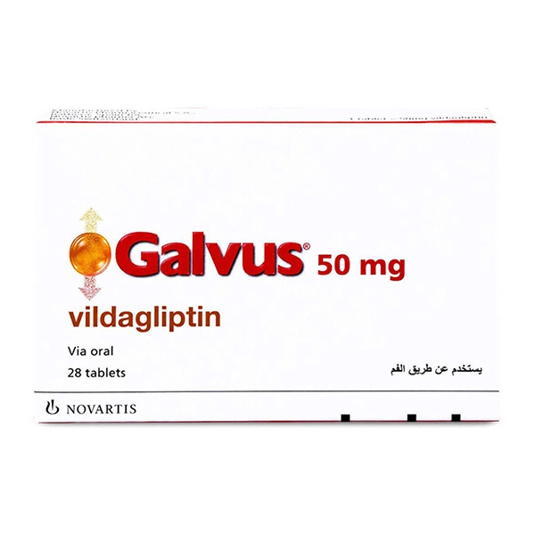 Galvus 50 mg Vildagliptin 28 Tablets