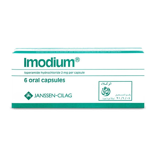 Imodium Loperamide 2 mg 6 Capsules