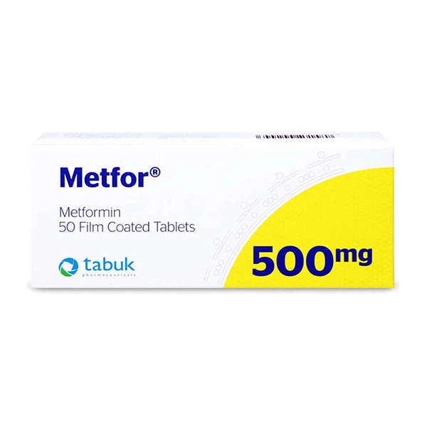 Metfor 500 mg Metformin 50 Tablets