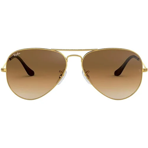 Ray-Ban Aviator Sunglasses Light Brown Unisex RB3025 - Image 4