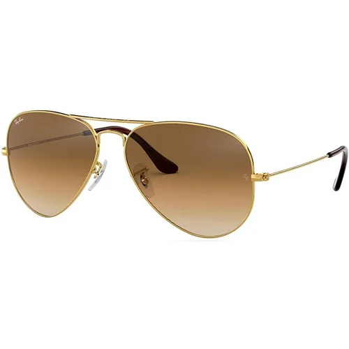 Ray-Ban Aviator Sunglasses Light Brown Unisex RB3025