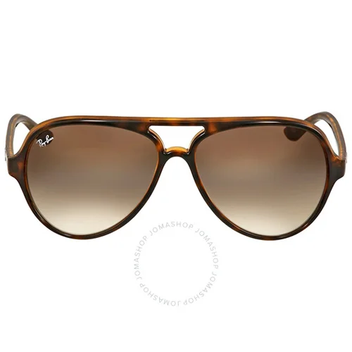 Ray-Ban Sunglasses CATS 5000 Classic Light Brown Unisex RB4125