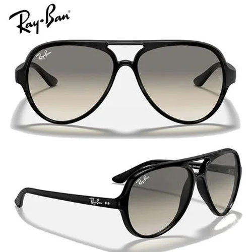 Ray-Ban Sunglasses CATS 5000 Classic Light Grey Unisex RB4125