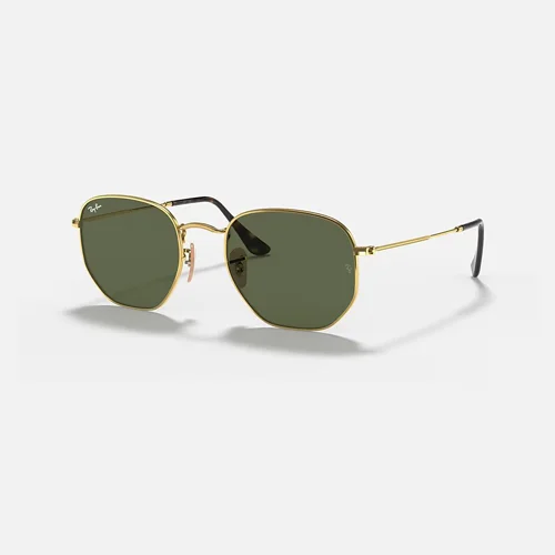 Ray-Ban Unisex hexagonal sunglasses Green RB3548N