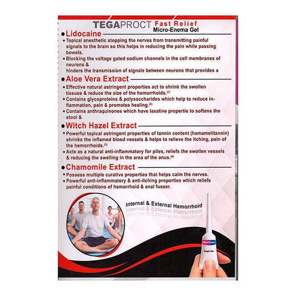 Tegalax Micro Enema Gel 15 g × 5 Tubes - Image 3