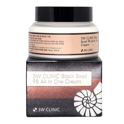 3W Clinic Black Snail 98 All In One Cream - 100g