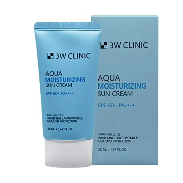 3W كلينك أكوا واقي شمس مائي مرطب SPF50+ PA++++ 50 مل