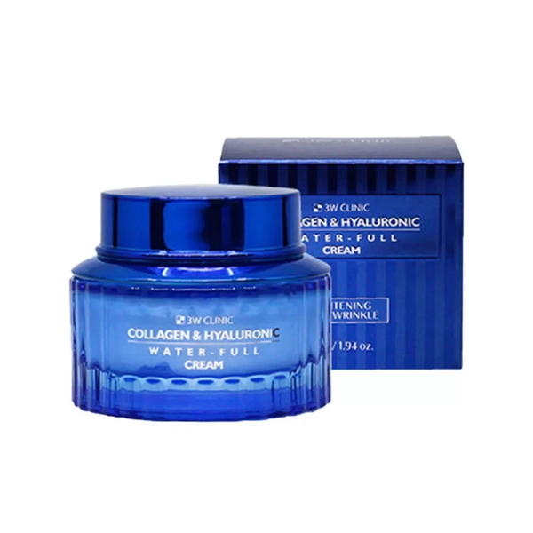 3W Clinic Collagen & Hyaluronic Water Full Cream 55g