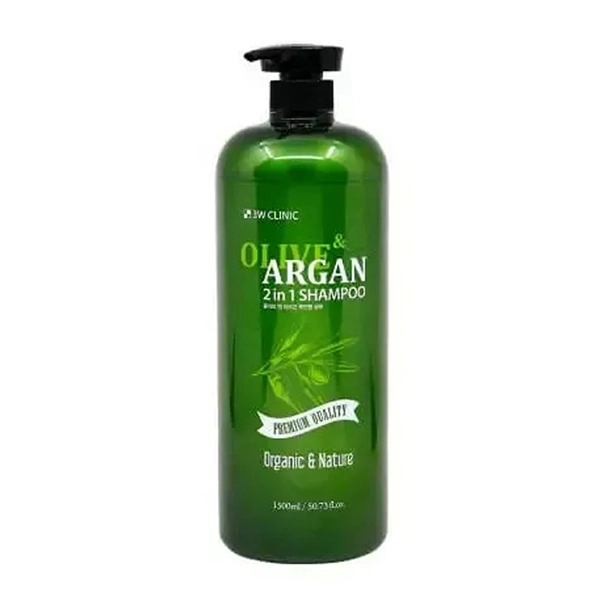 3W Clinic Olive & Argan 2 in1 Shampoo 1500ml
