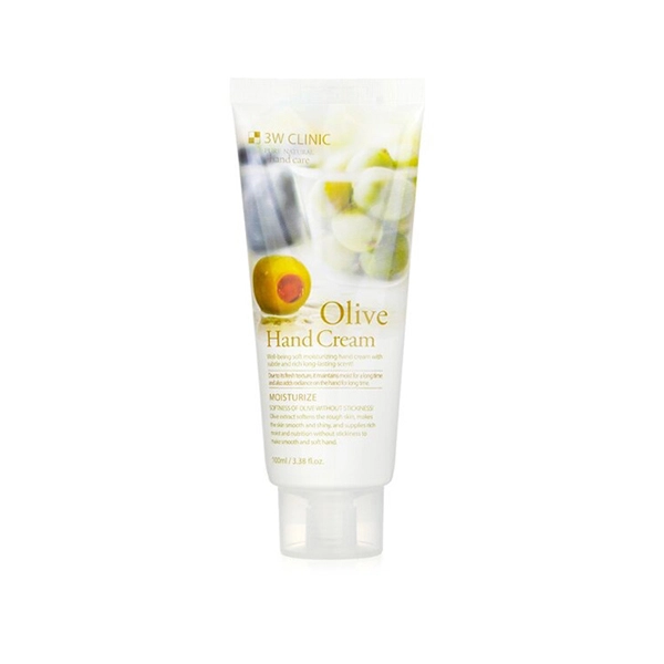 3W Clinic hand cream with olive 100ml