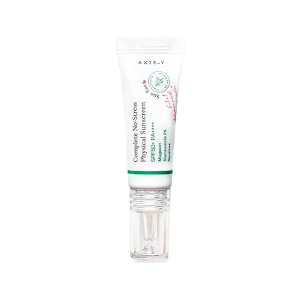 AXIS-Y كريم واقي الشمس الفيزيائي الكامل بدون إجهاد SPF +50، 10 مل