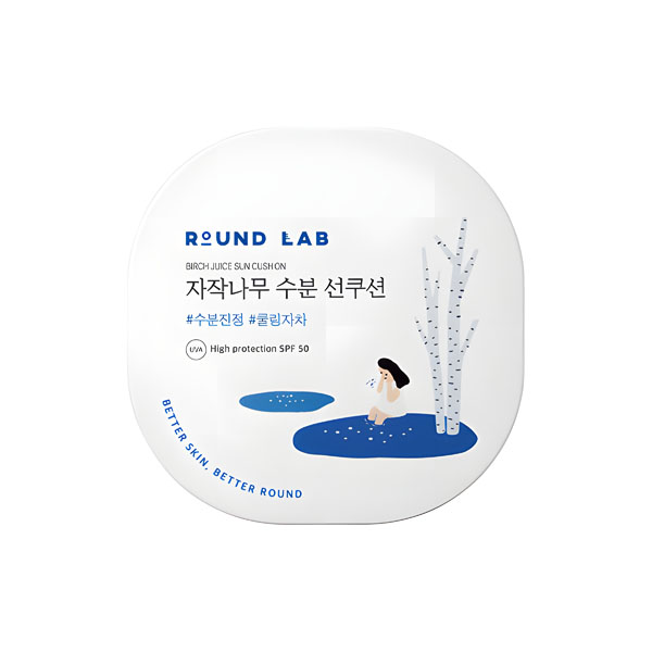 راوند لاب مرطب واقي الشمس كوشن من عصير البتولا SPF50+ PA++++ , 15g