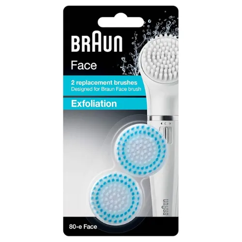 Braun Face Exfoliating Brush Replacement, 2 pcs