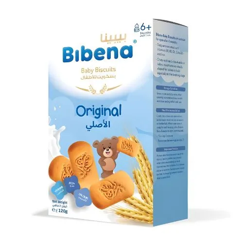 Bibena Original Plain Biscuits Baby , 120g