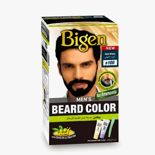 Bigen Beard Hair Color For Men, Real Black 100