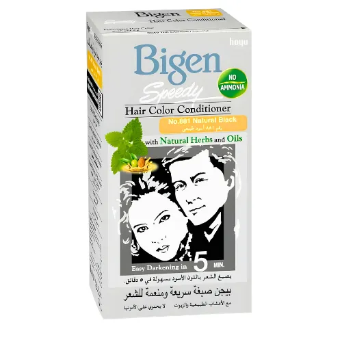 Bigen Speedy Hair Color For Men, Natural Black 881