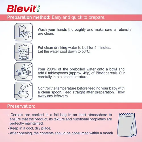 Blevit Children's Tea with Lemongrass, Lemon Blossom & Chamomile, Instant, 200g - Image 3