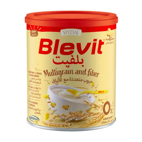 Blevit Plus Multigrain with Fiber, No Added Sugar, 250g