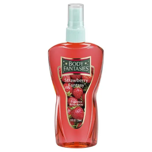 Body Fantasies Strawberry Body Spray, 236 ml