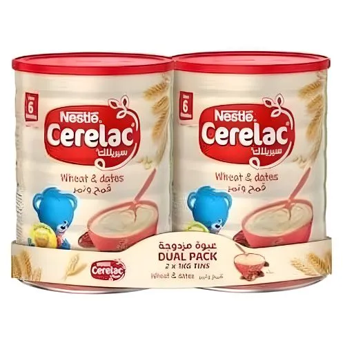 Cerelac Wheat and dates from Nestle 1000g x2 Double Pack Offer