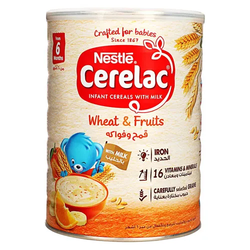 Cerelac Wheat and fruit from Nestle 1000g