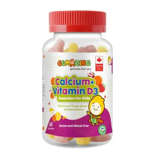 GUMAZING Children's Vitamin Calcium and Vitamin D3, 60 Tablets