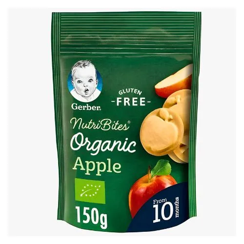 Gerber Organic Apple Baby Biscuits, 150g