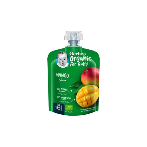 Gerber Organic Nutritious Puree Mango , 90g