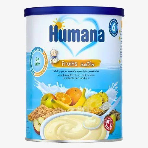 Humana Cereal with Milk and Fruits, 400g