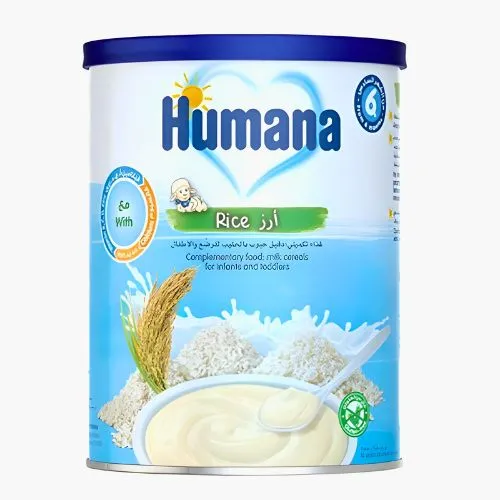 Humana Cereal with Milk and Rice, 400g