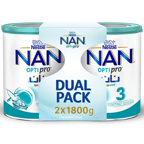 Nan 3 OptiPro Infant Milk, 1800 x2 g Twin Pack