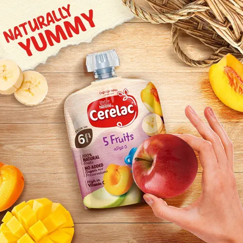 Nestle Cerelac Liquid 5 Fruits, 90g - Image 5