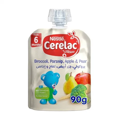 Nestle Cerelac Liquid Broccoli Parsnip Apple Pear, 90g