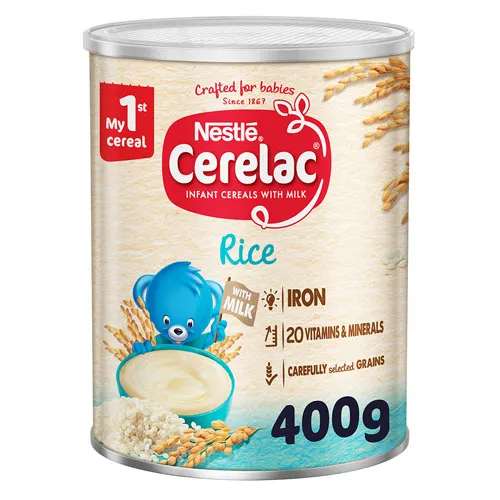 Nestle Cerelac Rice Gluten Free 400g
