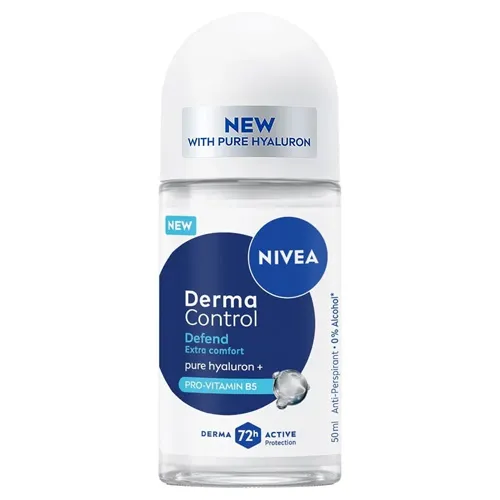 Nivea Antiperspirant Roll-On, Derma Control B5 for Women, 50 ml