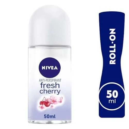 Nivea Antiperspirant Roll-On, Fresh Cherry for Women, 50 ml