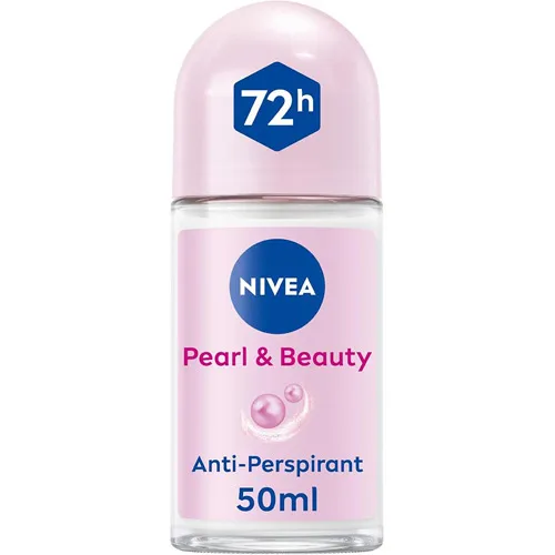 Nivea Antiperspirant Roll-On, Pearl and Beuty for Women, 50 ml