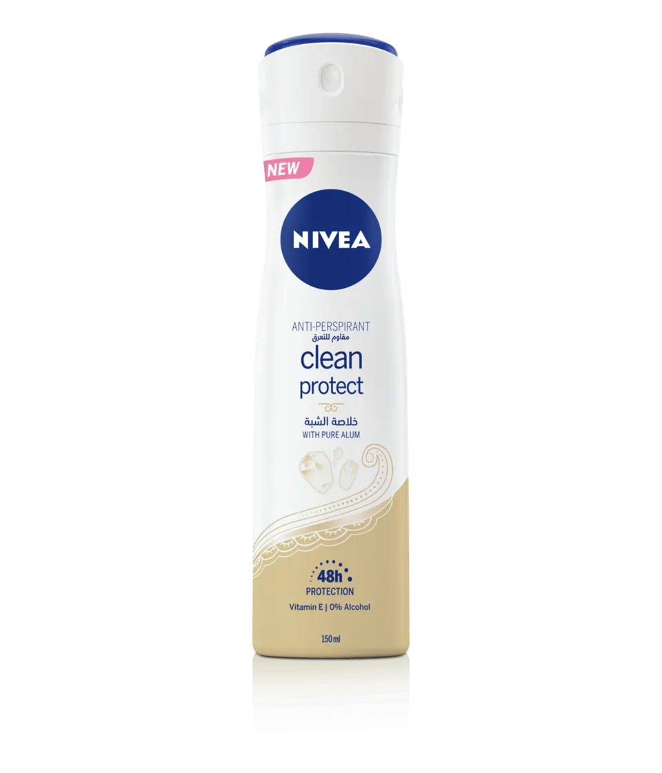 Nivea Antiperspirant Spray Clean Protection for Women, 150 ml
