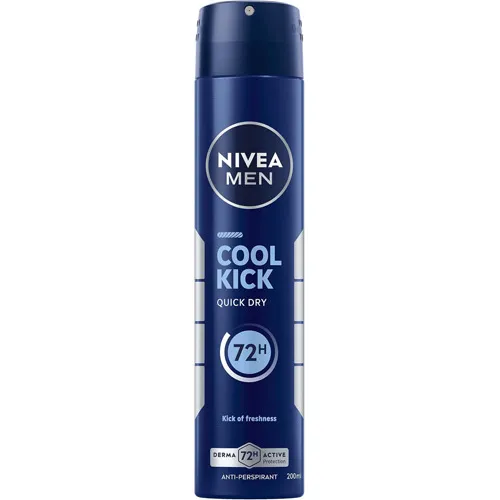 Nivea Antiperspirant Spray Cool kick for Men, 200 ml