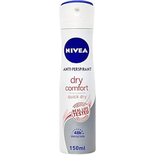 Nivea Antiperspirant Spray, Fresh Dry Comfort for Women, 150 ml