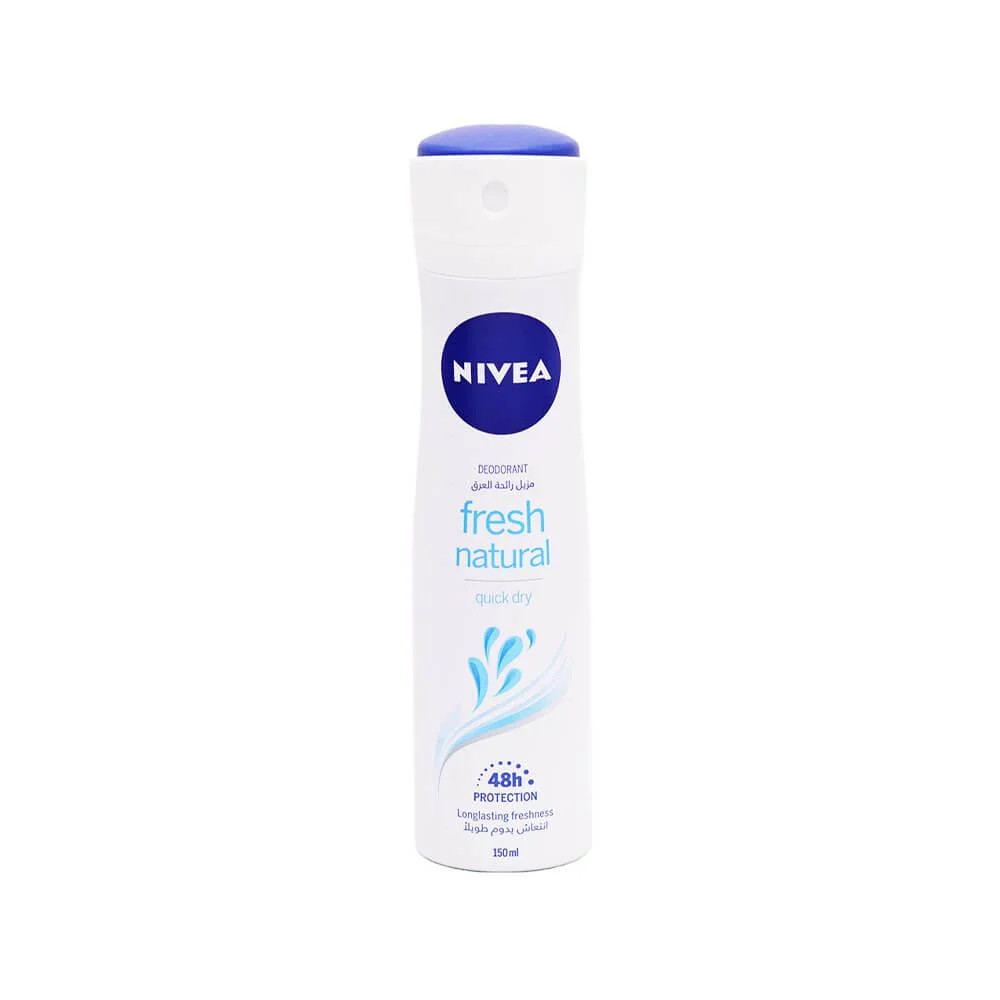 Nivea Antiperspirant Spray, Fresh Natural for Women, 150 ml