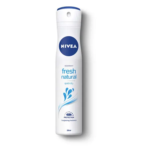 Nivea Antiperspirant Spray Naturally Fresh for Women, 200 ml