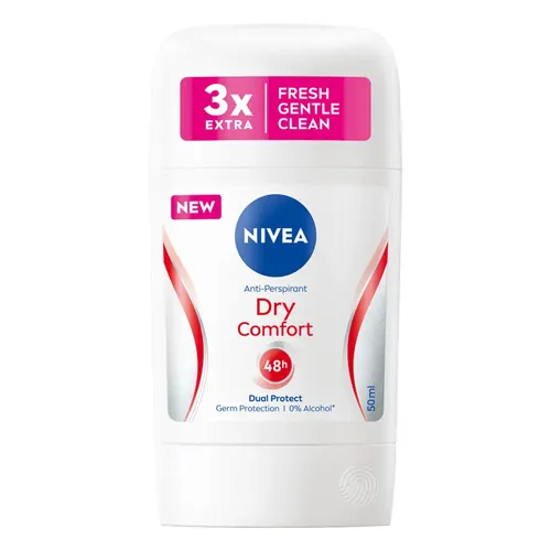 Nivea Antiperspirant Stick Dry Comfort for Women, 50 ml