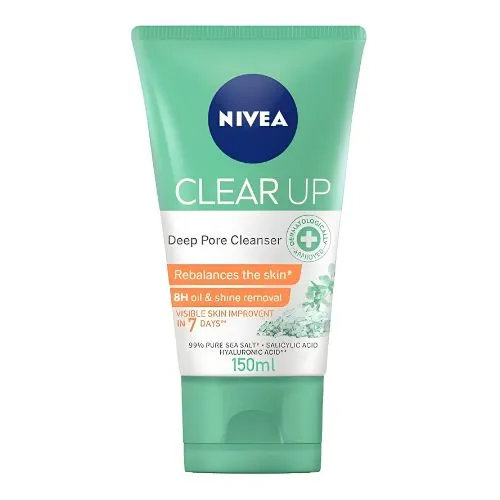 Nivea Clear-Up Anti-Acne Pore Cleanser, 150 ml